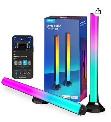 NEW Govee RGBIC 15  Wifi TV Double Beads Smart Light Bars Alexa & Google RRP$129 • $49.99