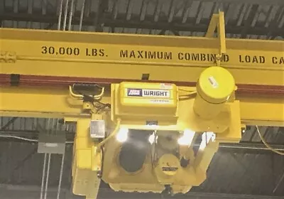 15 Ton 32' Louden Crane System W/(2) 7.5 Ton Yale/shaw Box Hoists - 28955 • $59500