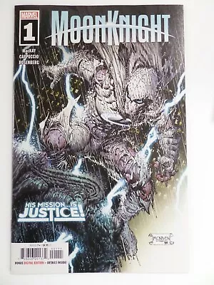 MOON KNIGHT #1 NEAR MINT 2021 STEVE McNIVEN COVER MARVEL COMICS B-49 • $7.08