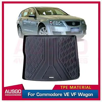 AUSGO 3D TPE Cargo Mat For Holden Commodore VE VF Wagon Rear Boot Mat Trunk Mat • $79.11