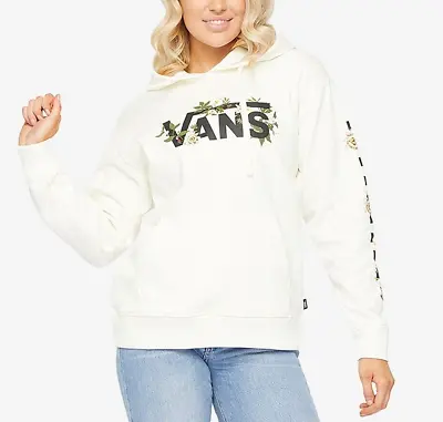 Vans Womens WYLD Tangle Florally BFF Hoodie / Off White / RRP £70 • £25