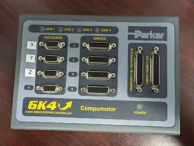 Parker 6K4-NK 4-Axis Servo/Stepper Motion Controller With Cables • $950