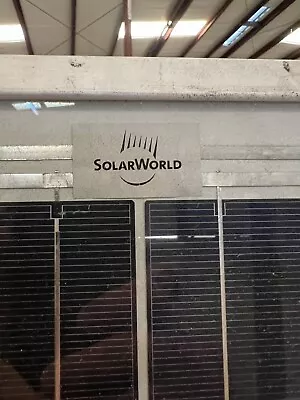 $2950 • Buy Usa Made Pallet Of Used Solarworld Solar Panels 240 Watts...free Shipping!!!!!
