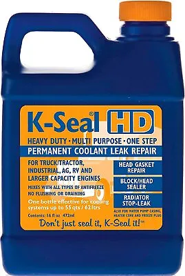 K-SEAL HD ST5516  Permanent Coolant Leak Repair 16 Oz FIX Gasket Radiator * • $18.18