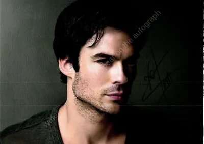 Ian Somerhalder Damon Signed Autograph Gift Signature Print THE VAMPIRE DIARIES • £4.99