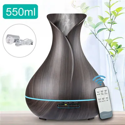 $33.05 • Buy Aromatherapy Diffuser LED Essential Oil Ultrasonic Air Humidifier Purifier Light