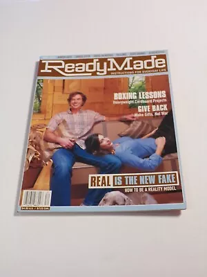 ReadyMade DIY Magazine No 5 Winter 2003 Hats Boxing Socktopus -011723JENON3-26 • $16.89