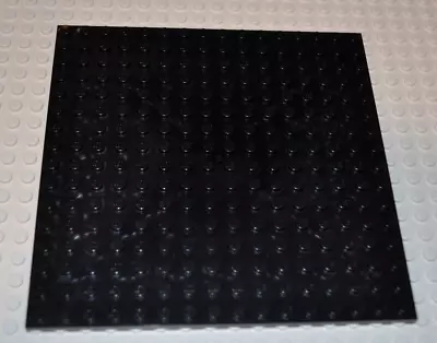 Genuine Lego Parts - Black Plate 16x16 Studs/mat/base Board/baseplate/baseboard • $8.89