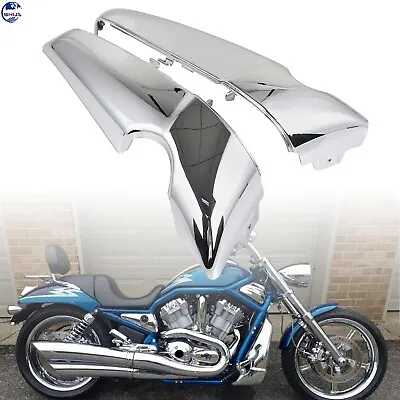 Chrome Motorcycle Radiator Side Covers Shrouds For Harley V-Rod VRSCX 2001-2023 • $64.58