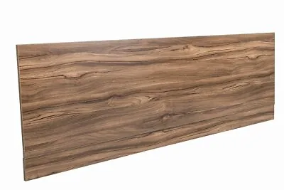 1800 Mm Walnut Effect Front Straight Wrapped Wood Bath Panel • £64.97