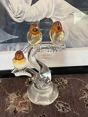 Murano Glass Three Birds On Limb By Renato Anatra Rare SIGNED Collectable • $1200