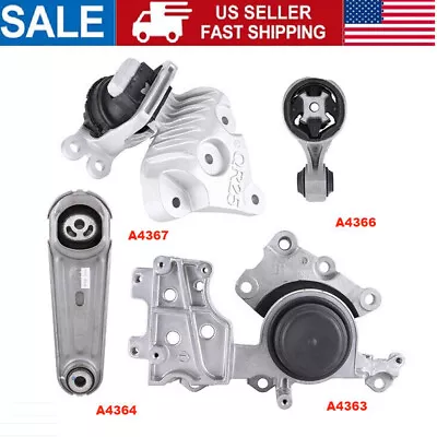 For Nissan Rogue S/SV/SL 2.5L 2014-20 Engine Motor & Auto Transmission Mount Set • $135.34