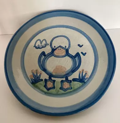 M A Hadley Pottery Duck Dinner Plate Signed Art Pottery 10.75  • $45.99