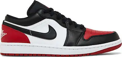 [553558-161] Mens Air Jordan Retro 1 Low 'Bred Toe 2.0' • $109.99