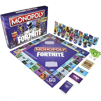 Fortnite Video Game Edition Monopoly Board Game Family Game Night Fun 13+ • $23.80