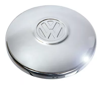 Single Chrome Hubcap LATE VW Beetle 1968-1979 Bus 1971-1979 Ghia Type-3 Vanagon • $29.95