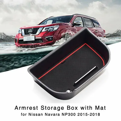 Armrest Box Storage For Nissan Navara NP300 D23 2015-2018 Organizer Accessories • $18.99