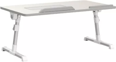 Laptop Table Adjustable Laptop Desk With Cooling Fan Foldable Laptop Tray • £26.99
