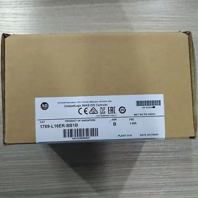 New Factory Sealed 1769-L16ER-BB1B / B CompactLogix 384KB DI/O Controller • $945