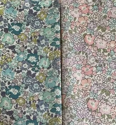 Liberty Tana Lawn Fabric Michelle 2 Piece Scrap Packs 100% Cotton • £6.25