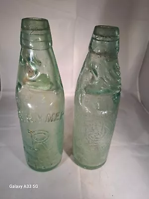 X2 10oz Hull Patent Codd Bottles C1907 • £22