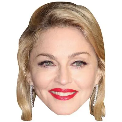 Madonna Celebrity Mask Flat Card Face Fancy Dress Mask • $5.96