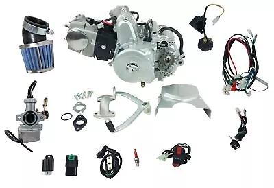 125CC SEMI AUTO ENGINE MOTOR 3 SPEED W/ REVERSE For Go Kart ATV QUAD BUGGY • $359.97