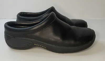 Merrell Black Air Cushion Arch Insole Shoes Mules Size 8/ Very Comfy Clean Woman • $29.99