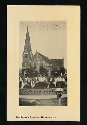 £6 • Buy Sussex BURGESS HILL St Johns Church Pre1919 PPC