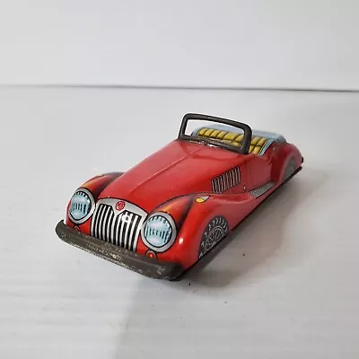 Tin Friction Motor Toy Japan MG Car 1950s Japanese Vintage Collectable  • $39.99