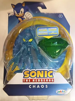 Sonic The Hedgehog Chaos With Master Emerald Jakks 4  Figure In Sto • $29.99