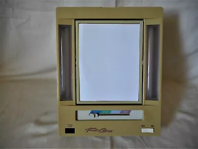 *VINTAGE* Lighted Make Up Mirror By First Class PRE OWNED • $26.99