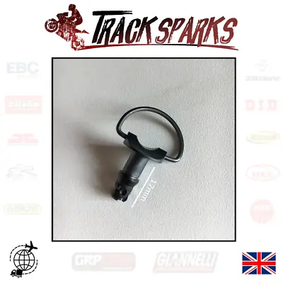 TITANIUM DZUS TYPE FASTENERS MV AGUSTA F4 750 1000 F3 600 800 BLACK 17mm UK • $9.90