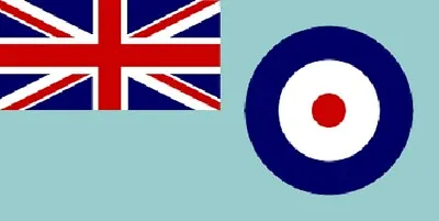 RAF Royal Airforce Ensign FLAG 5' X 3' British Regiment Military Armed Force • £5.75