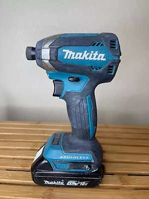 Makita XDT13 18V LXT Brushless Cordless Impact Driver W/Battery • $30