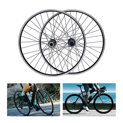 MTB Bike Wheel Kit Aluminum Alloy Bicycle Front Rear Wheels Hub Disc Brake Rim • $95