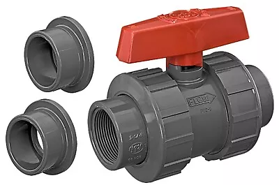 NDS 1-1/2  Slip/FPT PVC II True Union Ball Valve BTU-1500-E New OB Lot 747 • $149.99