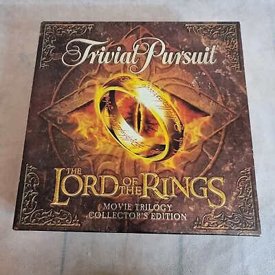 Trivial Pursuit - Lord Of The Rings - Collectors Edition Boardgame - Complete. • £32.99