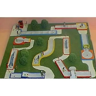 Crazy Golf' Course Set- Figuresflags Etc OO Scale Langley F189 • £31.10
