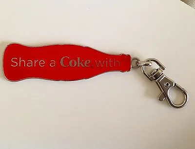  Share Coke With  Coca Cola Metal Bottle Keyring Collectible ::::: • £4.99