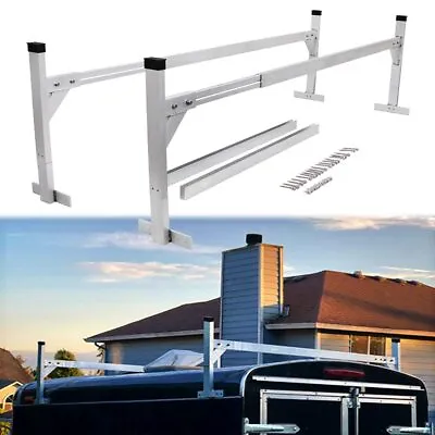 4'-8.5' Adjustable Trailer Ladder Rack For Open & Enclosed Trailers - Aluminum • $149.99