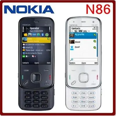 $50.28 • Buy Original Black Nokia N86 8MP 3G HSDPA 900 / 2100 WIFI GPS Unlocked Mobile Phone