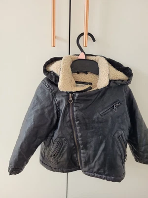 £5.99 • Buy Zara Gorgeous Leather Coat Jacket Baby Boy/girl  Clothes 12/18