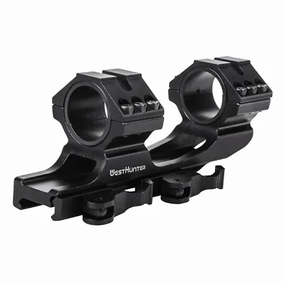 Quick Release One Piece Picatinny Scope Mount 1 /30mm QD Cantilever Scope Rings • $19.38