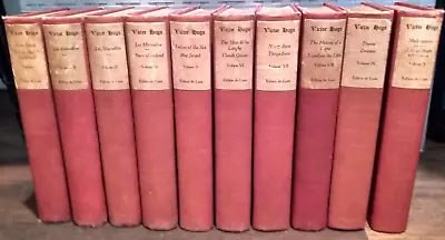 Victor Hugo Works Jefferson Edition De Luxe Early 1900s Complete Set Of 10 Used • $149.99