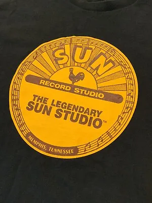 Vintage Sun Records Studio Memphis Tennessee Music Rock N Roll Logo T-Shirt Sz.M • $24.99