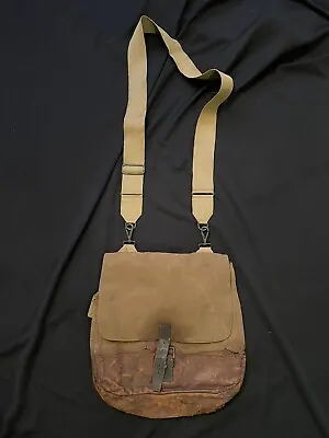 WWI British Made US Issued Officers Musette Bag Anderson Bristol Rubber Co 1918 • $160