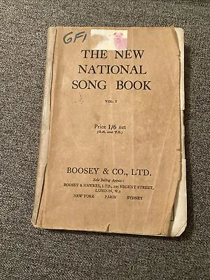 The New National Song Book Vol I 1938 • £5