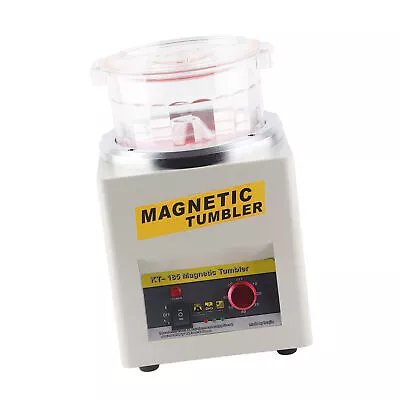Magnetic Tumbler Jewelry Polisher Deburring Polishing Finisher Machine(EU) XAA • £209.60
