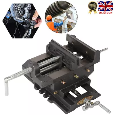 Cross Machine Vise Heavy Clamp Drill Press Vice Meta Milling Slide Machine • £41.89